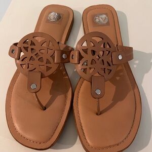 DV by Dolce Vita Gotie Laser Cut
Studded Thong Sandal, NIB